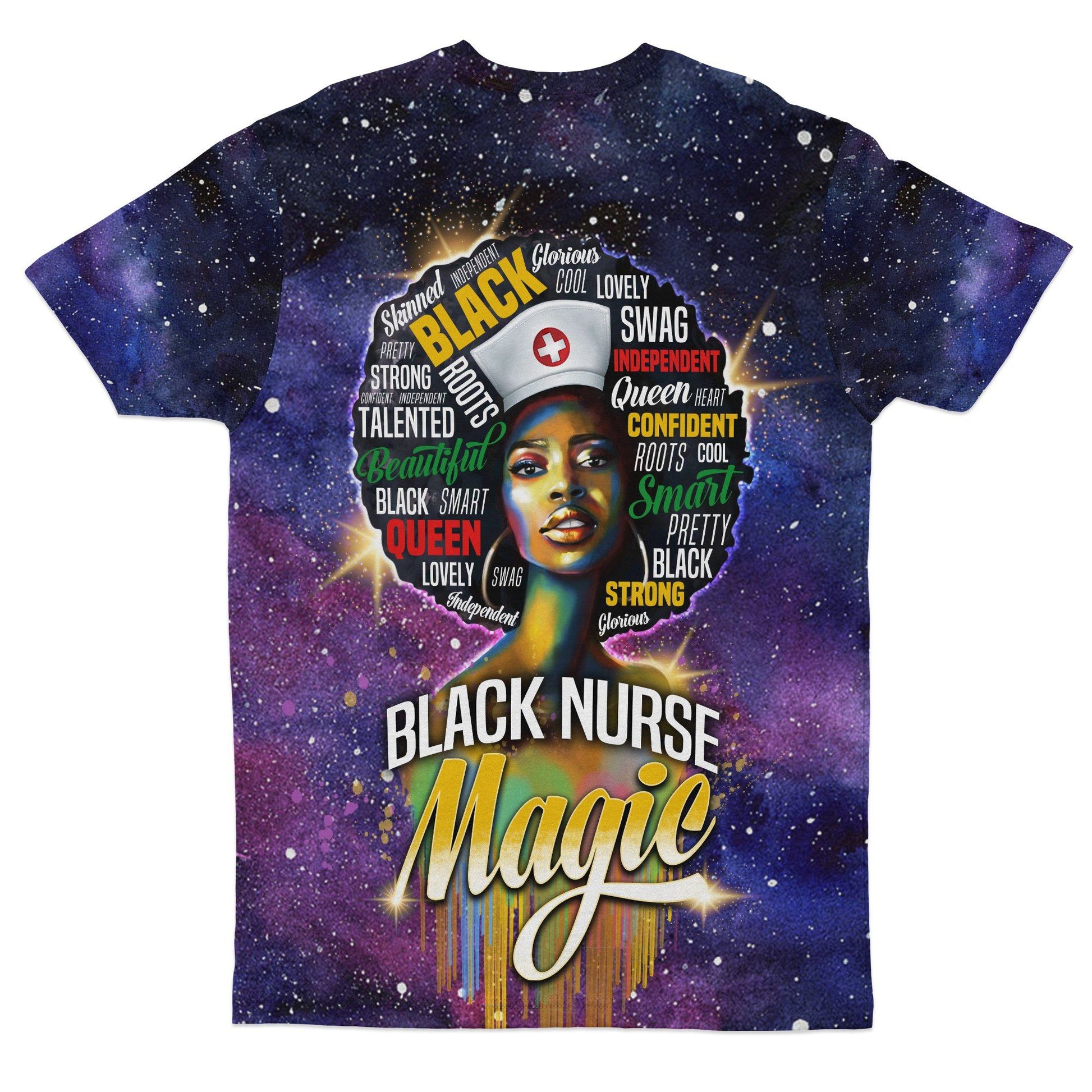 Black Nurse Magic T-shirt AOP Tee Tianci 