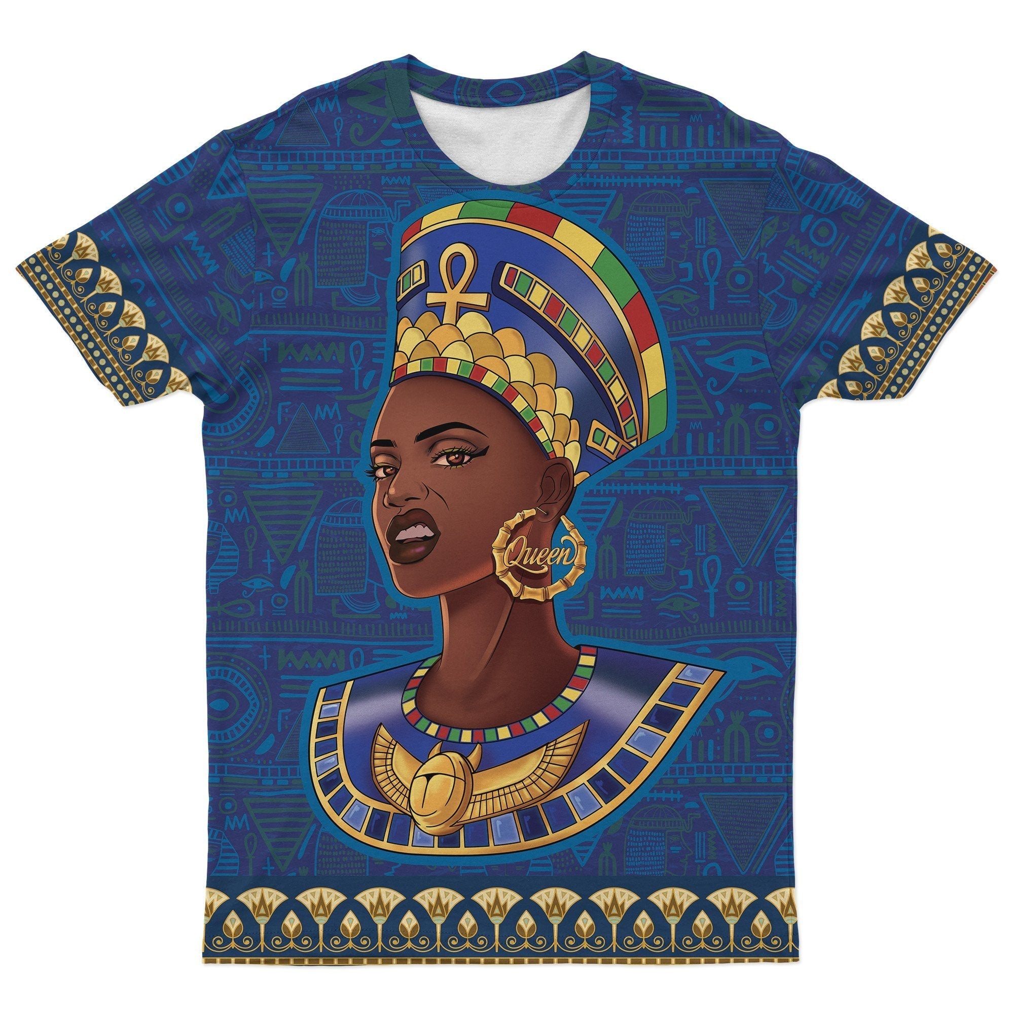 Dope Egyptian Queen T-shirt AOP Tee Tianci S 